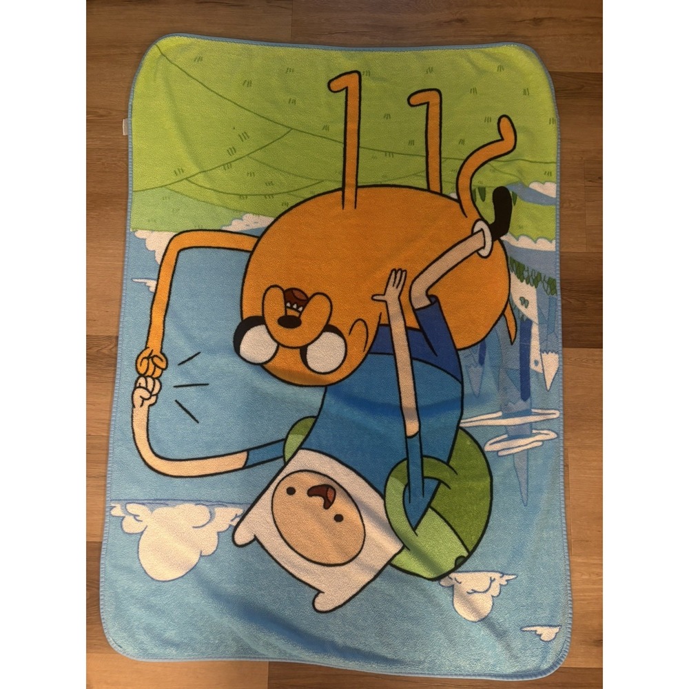 Adventure Time Best Bros Silky Touch Super Soft Throw Blanket, cartoon network - Picture 4 of 4